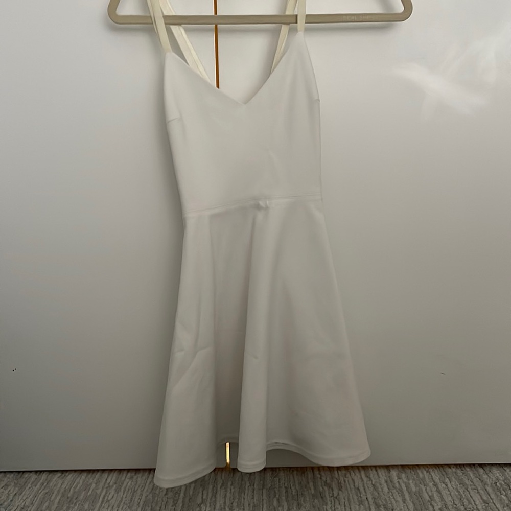 Elizabeth and James White Mini Dress